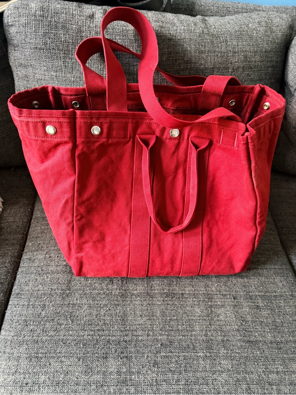 Alex Mill The Perfect Weekday Tote Firebrick Red